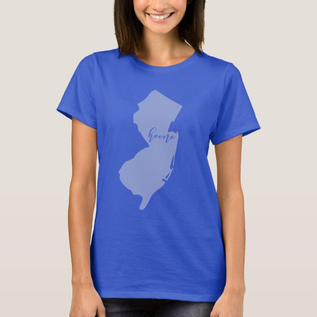 New Jersey hem skript T Shirt (Framsida)