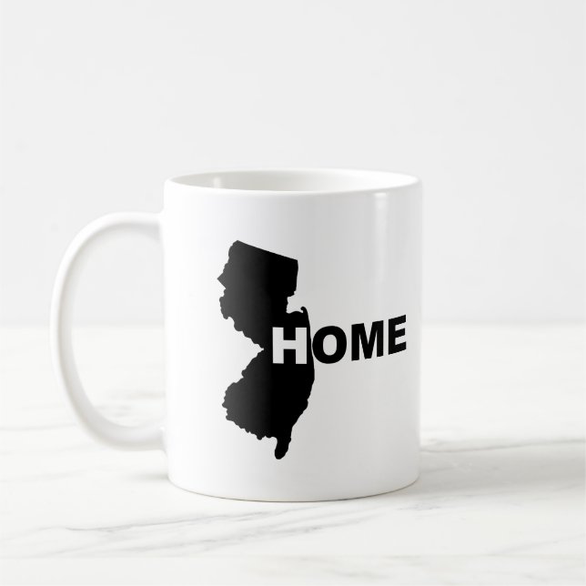 New Jersey Hemifrån Från Stat Mug Resemugg Kaffemugg (Vänster)