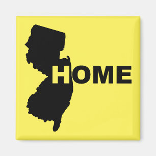 New Jersey Hemma Borta Från Stat Frysmagnet Magnet