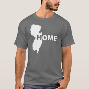 New Jersey Hemmet Borta Från Stat T-Shirt Tees