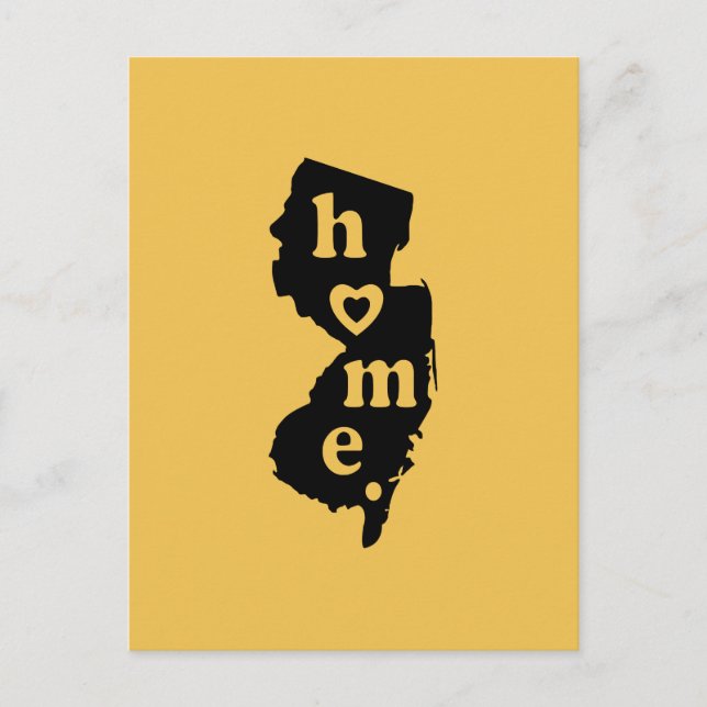 new jersey Home Vykort (Framsida)