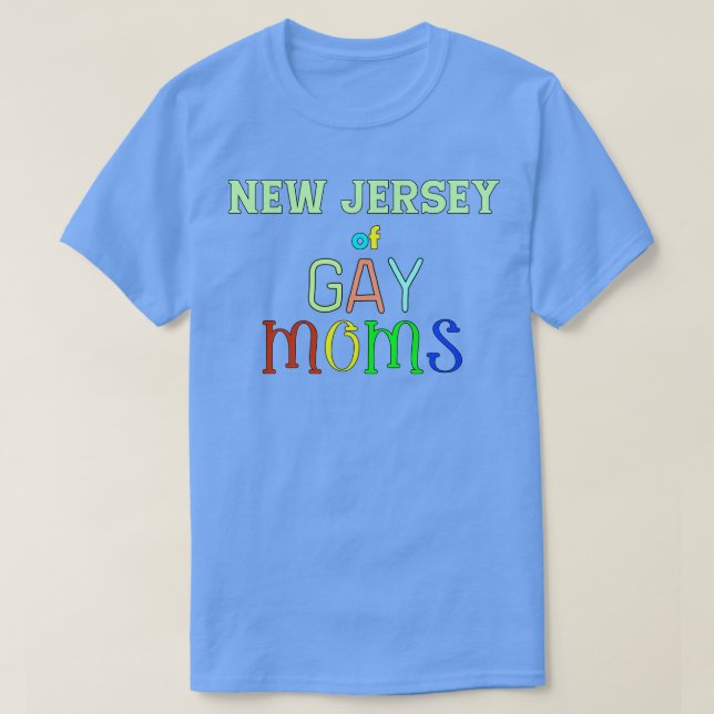 New jersey i Gay Mammor T Shirt (Design framsida)