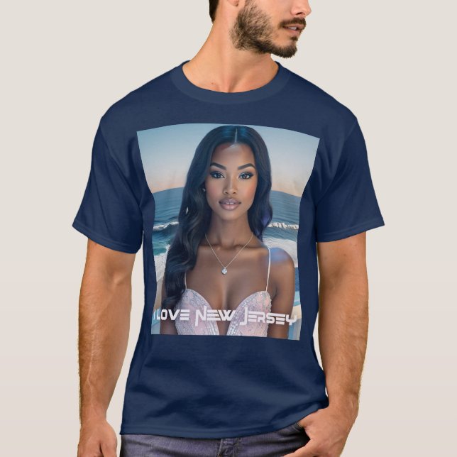 NEW JERSEY - JAG ÄLSKAR NEW JERSEY T SHIRT (Framsida)