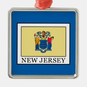 New jersey julgransprydnad metall