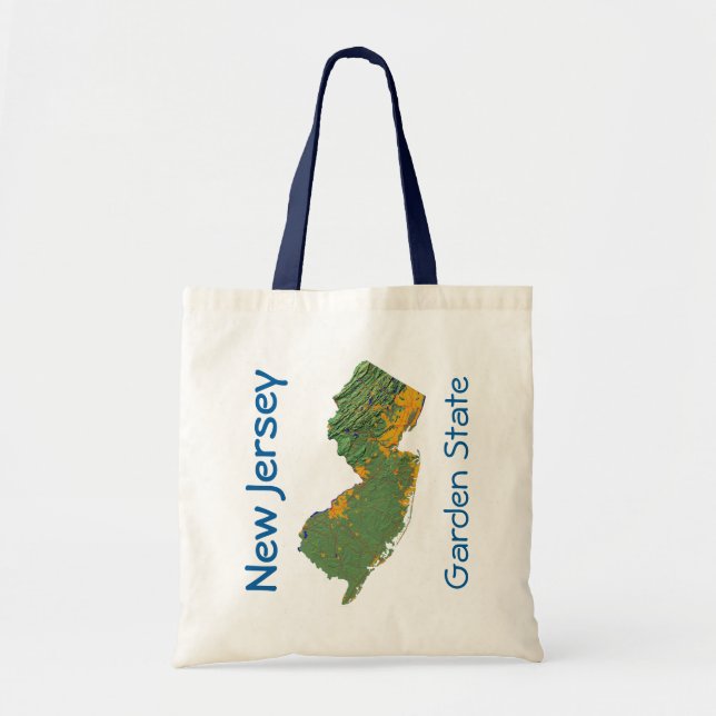 New jersey Karta Bag Tygkasse (Framsidan)