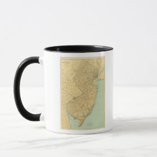 New jersey Karta Mugg