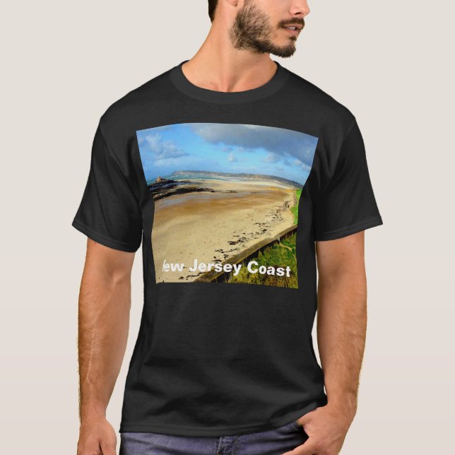 New jersey Kusten, NJ Tee Shirt (Framsida)