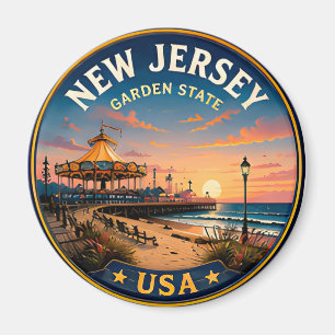 🟡 New Jersey Kustljusets Flykt 🟡 Magnet