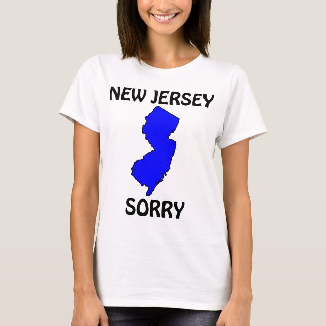 New Jersey - ledsen T Shirt (Framsida)