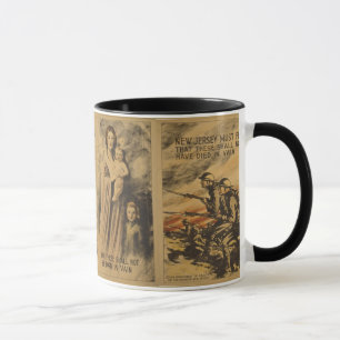 "New jersey måste kämpa på..." WW I Mugg