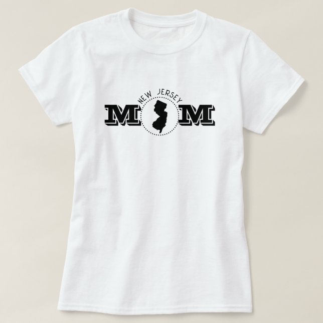 New Jersey Mom  T Shirt (Design framsida)