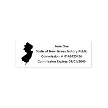 New jersey Notary Public Seal