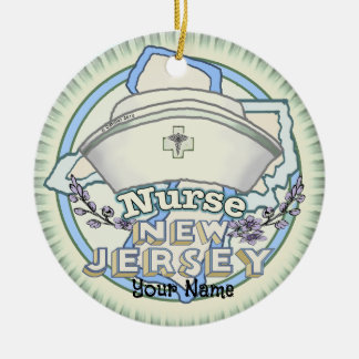 New jersey Nurse Julgransprydnad Keramik