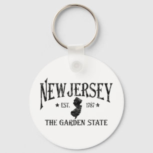 New Jersey Nyckelring