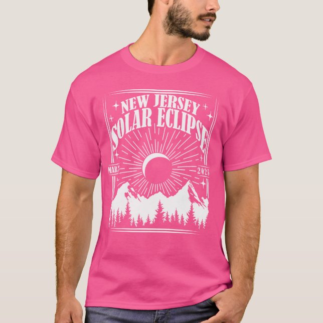 New jersey Partial Solar Eclipse 2025 Astronomy Ev T Shirt (Framsida)
