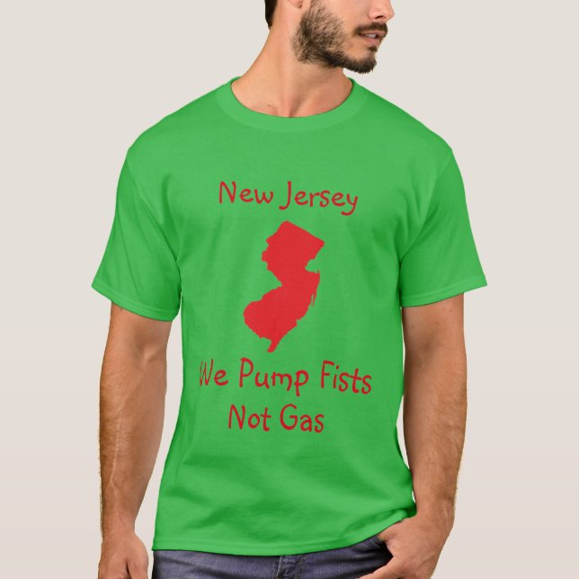 new jersey-pumpen bekämpar inte gas t shirt (Framsida)