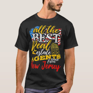 New jersey Real Gods Agent Amerikanska Flagga Jers T Shirt