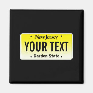 New Jersey registreringsskylt  Magnet