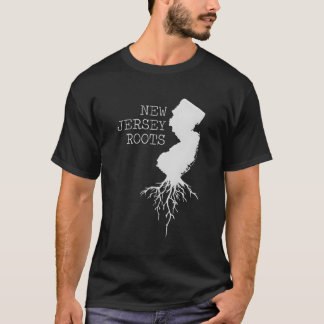 New jersey-rotstaten Karta T Shirt