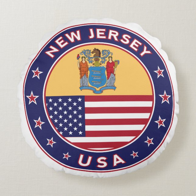 New jersey rund kudde (Framsidan)
