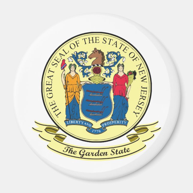 New jersey Seal Magnet (Framsidan)