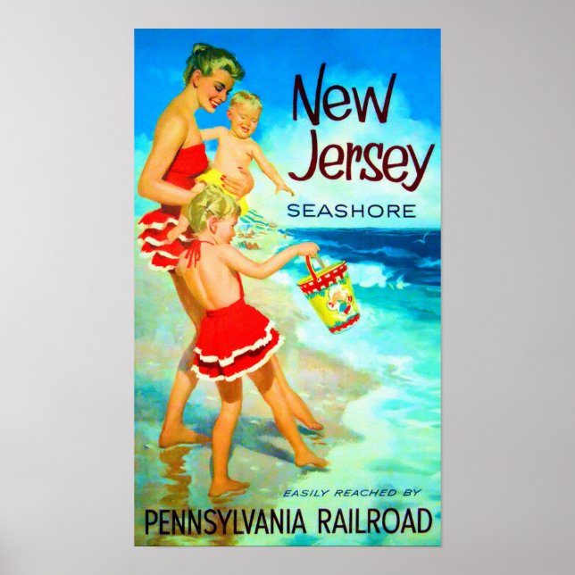 New jersey Seashore Poster (Framsidan)