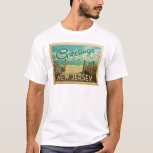 New jersey Shore Beach Vintage resor T Shirt