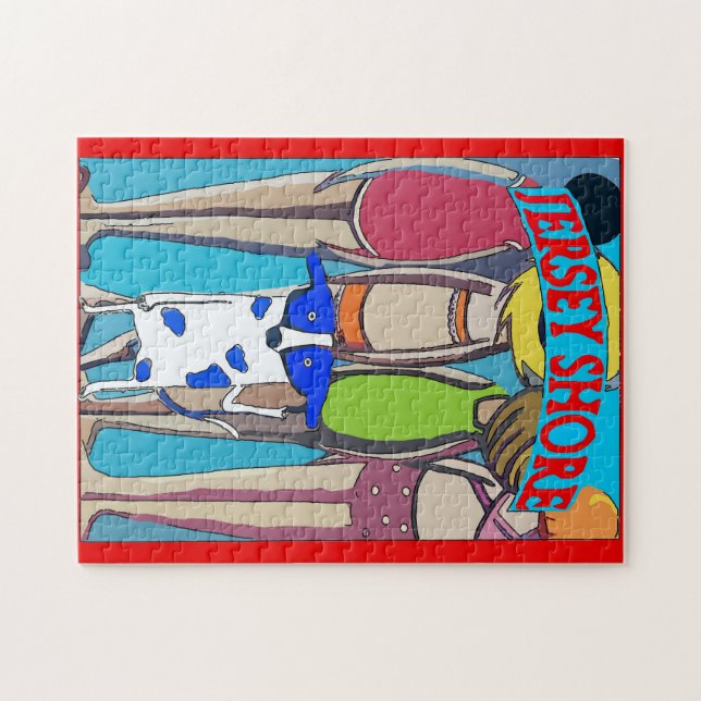 New jersey, Shore hund, Pussel (Horisontell)