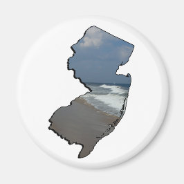 New jersey Shore State-kontur Magnet