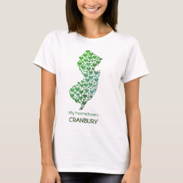 New jersey Silhouette Hearts & Hometown T Shirt