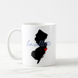 New jersey stad med hjärta kaffemugg