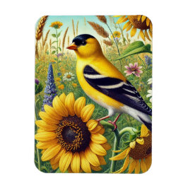New jersey State Bird Östra Goldfinch Magnet