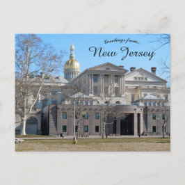 New Jersey State House Trenton New Jersey Vykort