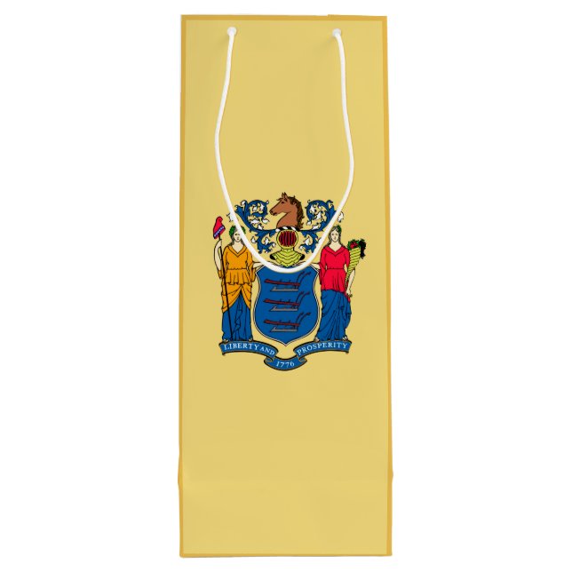 New jersey Statlig flagga design (Baksidan)