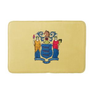 New jersey Statlig flagga design Badrumsmatta