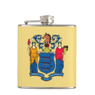 New jersey Statlig flagga design Fickplunta