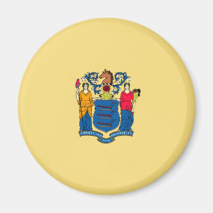 New jersey Statlig flagga design Magnet