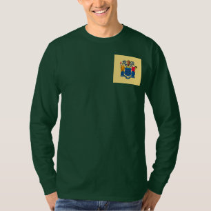 New jersey Statlig flagga design Tee Shirt