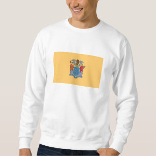 New jersey Statlig flagga Lång Ärmad Tröja