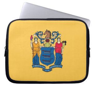 New jersey Statlig flagga Laptop sleeve