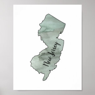 New jersey-statsinstruktion Poster