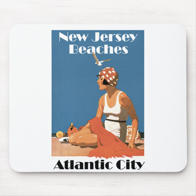 New jersey stränder ~ Atlantic City Musmatta (Framsidan)