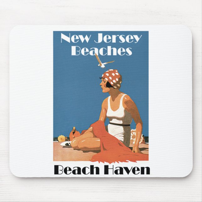 New jersey stränder ~ Beach Haven Musmatta (Framsidan)