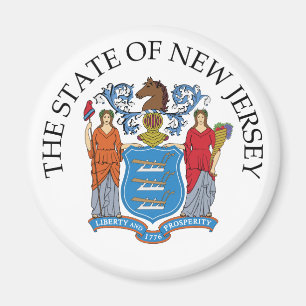 New jersey-tecken magnet