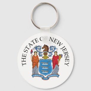 New jersey-tecken nyckelring