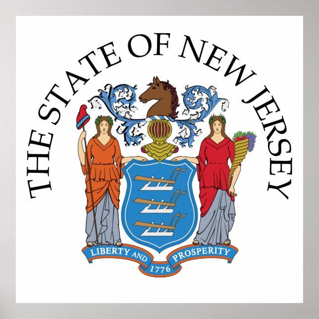 New jersey-tecken poster (Framsidan)
