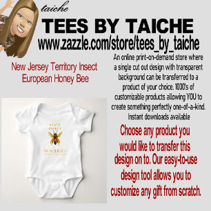 New jersey Territoriell Insekt Europeiska honungsb T Shirt