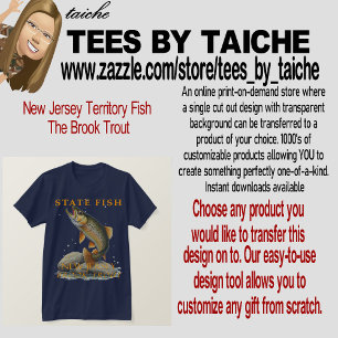 New Jersey Territory Fiska Bäckröding T Shirt