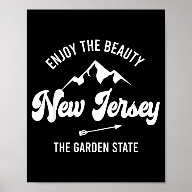 New Jersey - The Garden State - Enjoy The Beauty  Poster (Framsidan)