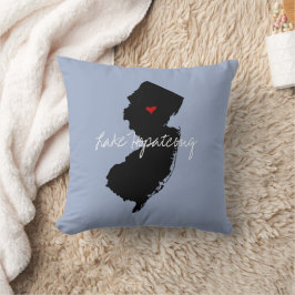 New jersey Town Namn Kudde